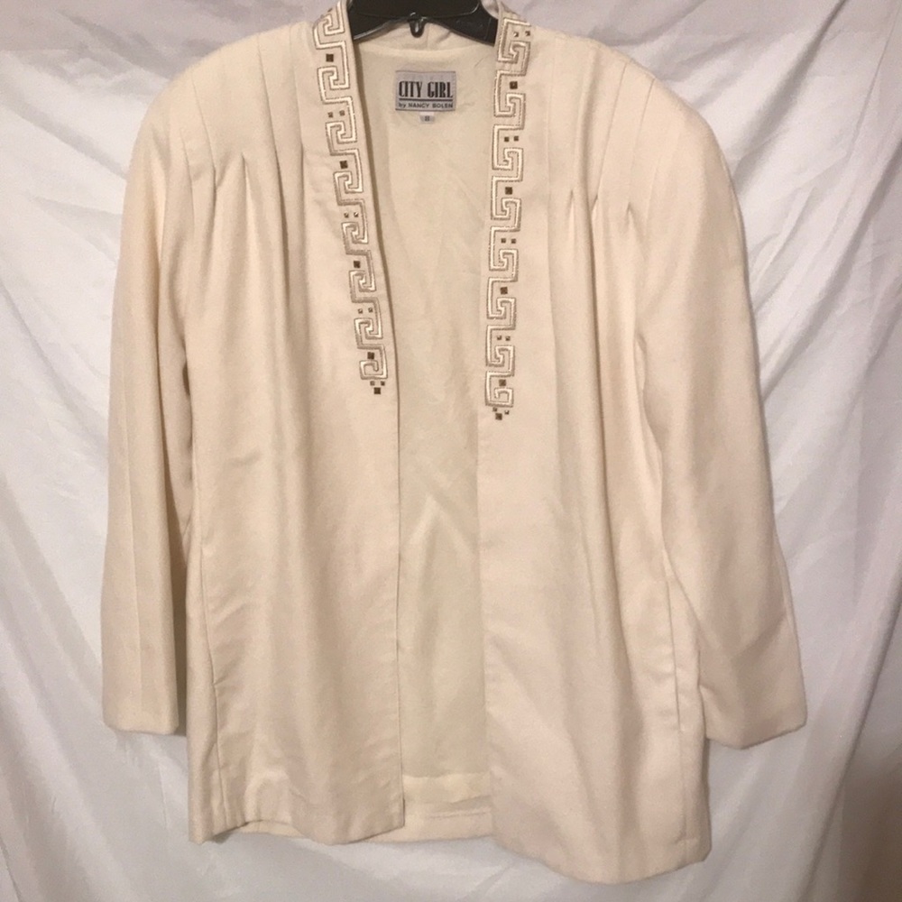 Off white blazer